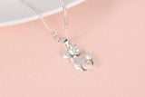 925 Silver Deer Necklace Pendant for Women - Hot Pure Silver Jewelry Gift