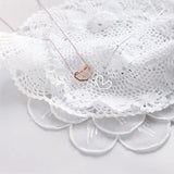 925 Sterling Silver Heart Necklace Pendant Hot Pure Silver Jewelry for Women
