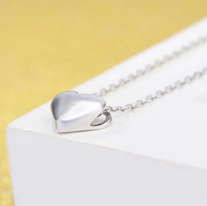 925 Sterling Silver Heart Necklaces for Women Wedding Jewelry