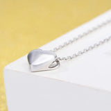 925 Sterling Silver Heart Necklaces for Women Wedding Jewelry