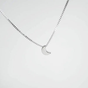 925 Silver Moon Necklace Pendant