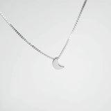 925 Silver Moon Necklace Pendant
