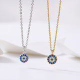 925 Silver Round Necklaces & Pendants for Women