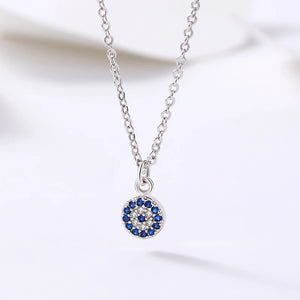 925 Silver Round Necklaces & Pendants for Women