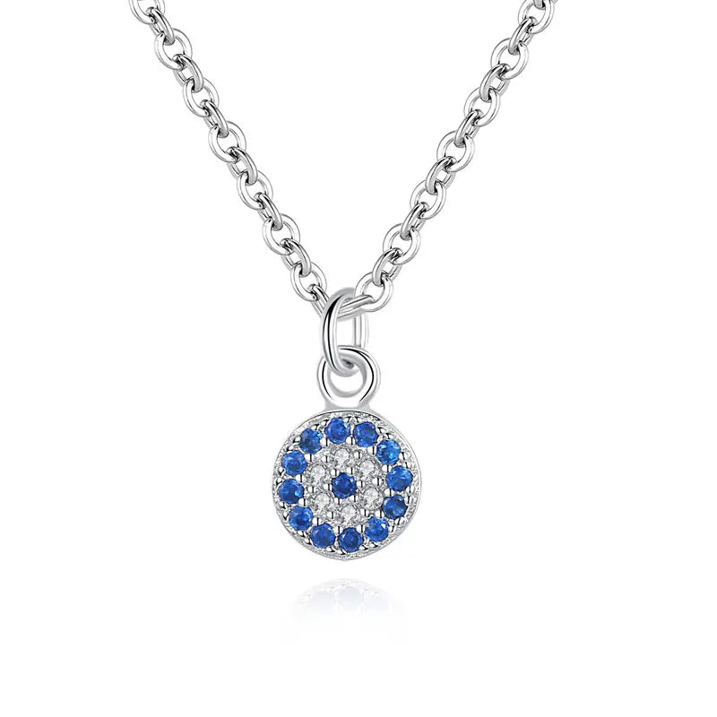 925 Silver Round Necklaces & Pendants for Women