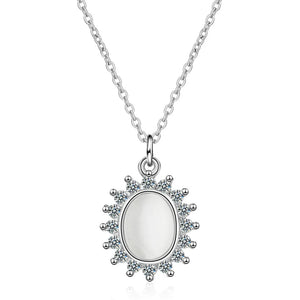 925 Sterling Silver Opal Necklaces & Pendants