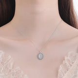 925 Sterling Silver Opal Necklaces & Pendants
