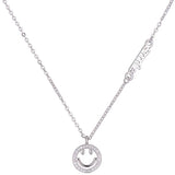 925 Sterling Silver Smile Lucky Necklace for Women