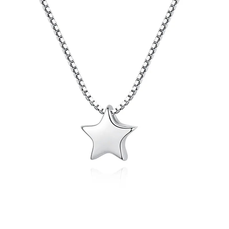 Sterling Silver Star Necklace for Women