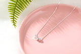 925 Silver Three Squares Necklace & Pendant Set