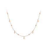 925 Silver Wafer Choker Necklace for Women