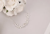 925 Silver Stars Necklace Pendant for Women