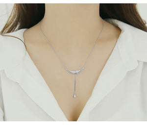 925 Sterling Silver Wings Necklace For Women
