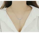 925 Sterling Silver Wings Necklace For Women