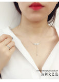 925 Sterling Silver Wings Necklace For Women