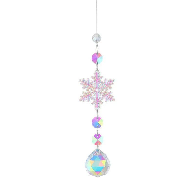 Christmas Snowflake Crystal Suncatcher Decoration Gift for Women