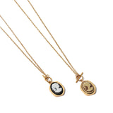 Acrylic 3D Contrast Portrait Necklace