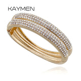 Rhinestones Statement Bangle Bracelet for Women