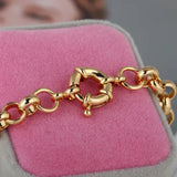 Arrivals Heart Lock Retro Gold Plated Bracelet Jewelry