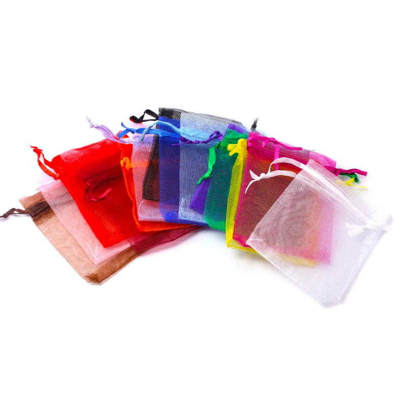 Organza Bags Jewelry Packing Drawable Organza Pouches 20*30cm Wedding Gift Bags