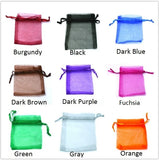 Organza Bags Jewelry Packing Drawable Organza Pouches 20*30cm Wedding Gift Bags