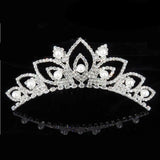 Heart Bridal Rhinestone Tiaras Hair Comb for Bridesmaids