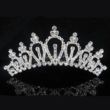 Heart Bridal Rhinestone Tiaras Hair Comb for Bridesmaids