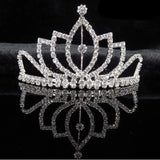 Heart Bridal Rhinestone Tiaras Hair Comb for Bridesmaids