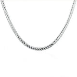 6MM Full Sideways Silver Necklace 925 Sterling Silver Jewelry Women Men
