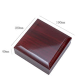 Wooden Wedding Ring Jewelry Box with LED Light