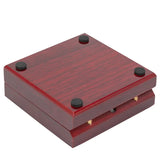 Wooden Wedding Ring Jewelry Box with LED Light