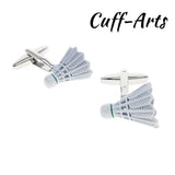 Cufflinks Christmas Cuff Links Wedding Party Badminton Men Shirt C10396