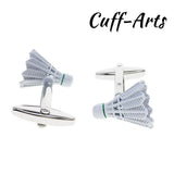 Cufflinks Christmas Cuff Links Wedding Party Badminton Men Shirt C10396