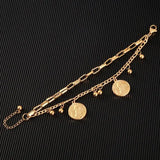 Stainless Steel Beads Bracelet with Jesus Pendant