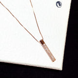 Geometric CZ Pendant Necklace for Women Choker