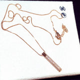 Geometric CZ Pendant Necklace for Women Choker