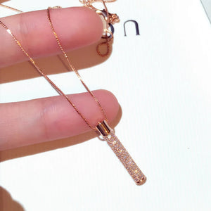 Geometric CZ Pendant Necklace for Women Choker