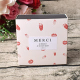 Marbling Pull-out Chocolate Cake Candy Drawer Gift Paper Box 9x8.7x4cm