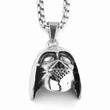 Punk Stainless Steel Silver Dog Pendant Necklace Gift
