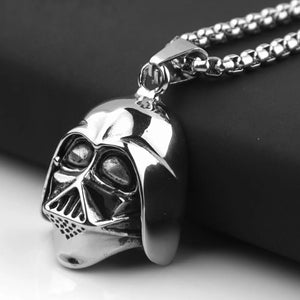 Punk Stainless Steel Silver Dog Pendant Necklace Gift