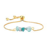 Reiki Healing Mineral Crystal Bracelet Chakra Beads Chains Jewelry