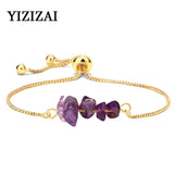 Reiki Healing Mineral Crystal Bracelet Chakra Beads Chains Jewelry