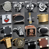 Wooden/Knot/Dragon Men Cufflinks for Wedding Party
