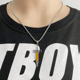 Medical Stethoscope Syringe Necklace
