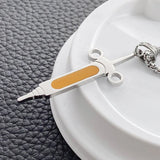 Medical Stethoscope Syringe Necklace