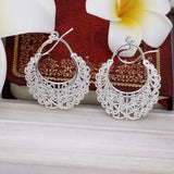 925 Sterling Silver Noble Earrings Charms for Woman