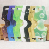 100 Colorful Paper Jewelry Display Cards 4.5x12.0cm