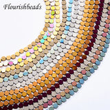 Hematite Beads Hexagonal Flat Shape DIY Jewelry Making