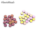 Hematite Beads Hexagonal Flat Shape DIY Jewelry Making