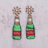 Beads Bottle Earrings For Women Boho Dangle Drop Earrings